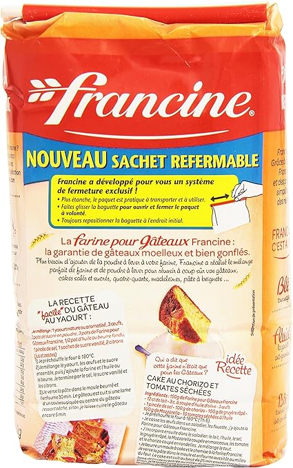 Francine Farine De Ble Pour Gateaux Avec Poudre A Lever Incorporee