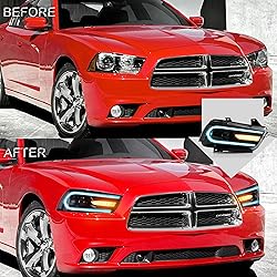 VLAND Multicolor Headlights Assembly Fit for Dodge