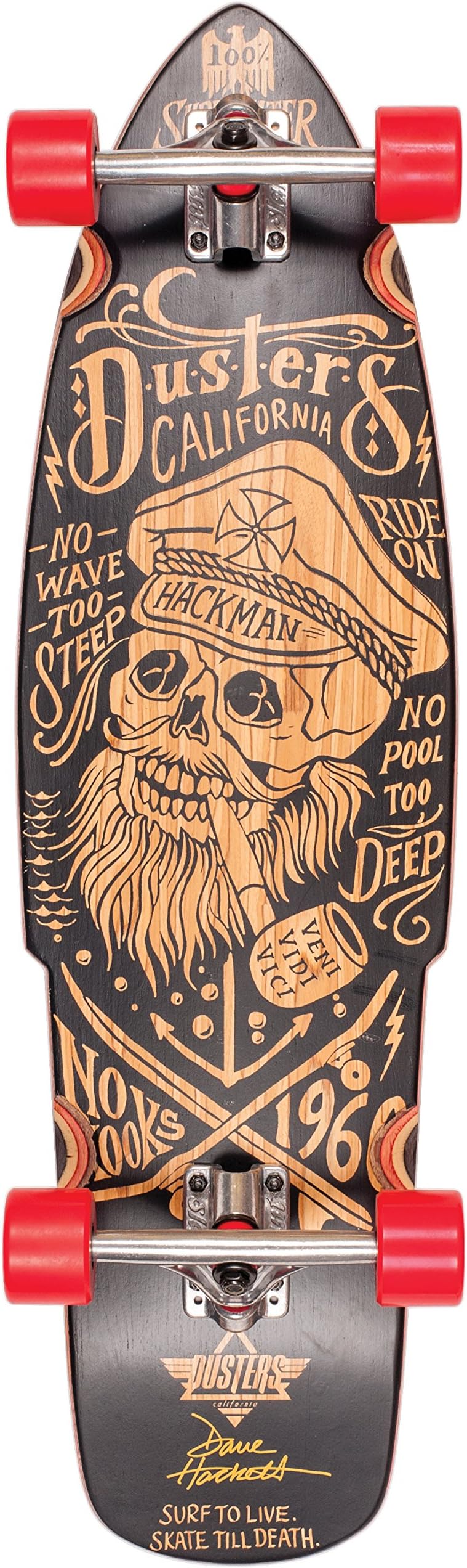 Dusters California Skateboards Hackman Complete Longboard - 9.5" x 34"