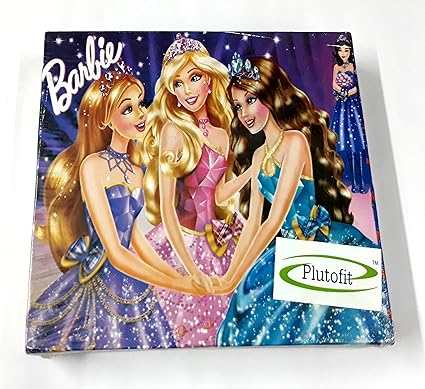 Plutofit Jigsaw Puzzles for Children 4 Puzzles (9 Pieces Each) (Barbie)