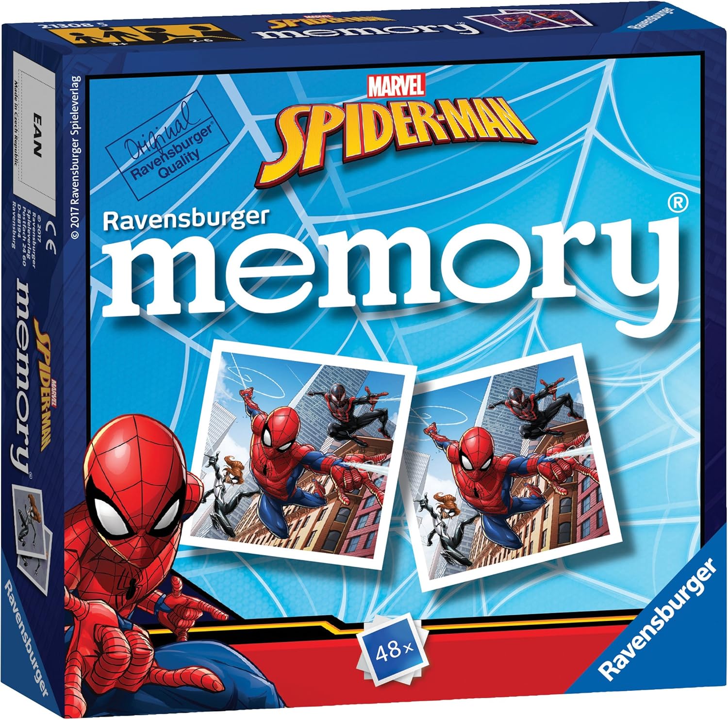 El Hombre Araña de Marvel minijuego de memoria de Ravensburger , color/modelo surtido