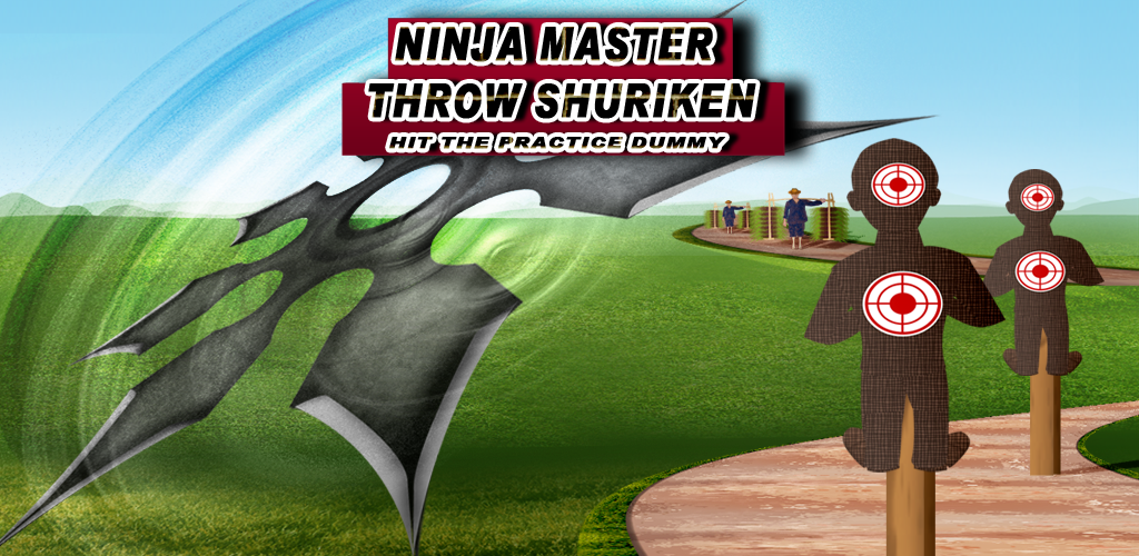 Ninja Master Throw Shuriken Hit the Practice Dummy Free