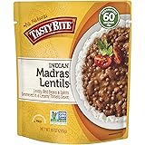 Tasty Bite Madras Lentils Entree, Heat & Eat, 10-Ounce Boxes (Pack of 6)