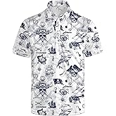 Golf Polo Shirts for Men Moisture Wicking Quick Dry Mens Golf Shirts 4-Way Stretch Funny Polo Short Sleeve