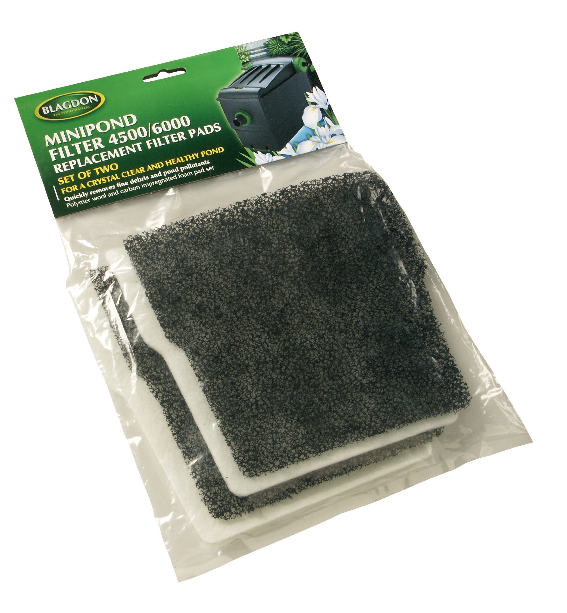 Blagdon Mini-Pond Carbon and Wool Replacement (Pack of 2)