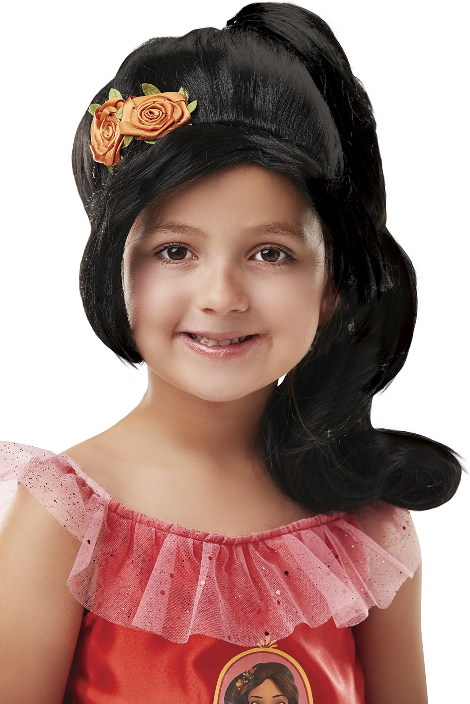 Rubies Elena of Avalor Child Wig with Ponytail for Girls - One Size (Rubie's 34918)