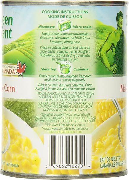 Green giant Cream style corn 19floz 540ml (069052102704)