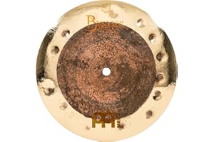 Meinl Cymbals Byzance 10" Dual Splash — MADE IN TURKEY — Hand Hammered B20 Bronze, 2-YEAR WARRANTY, B10DUS, inch