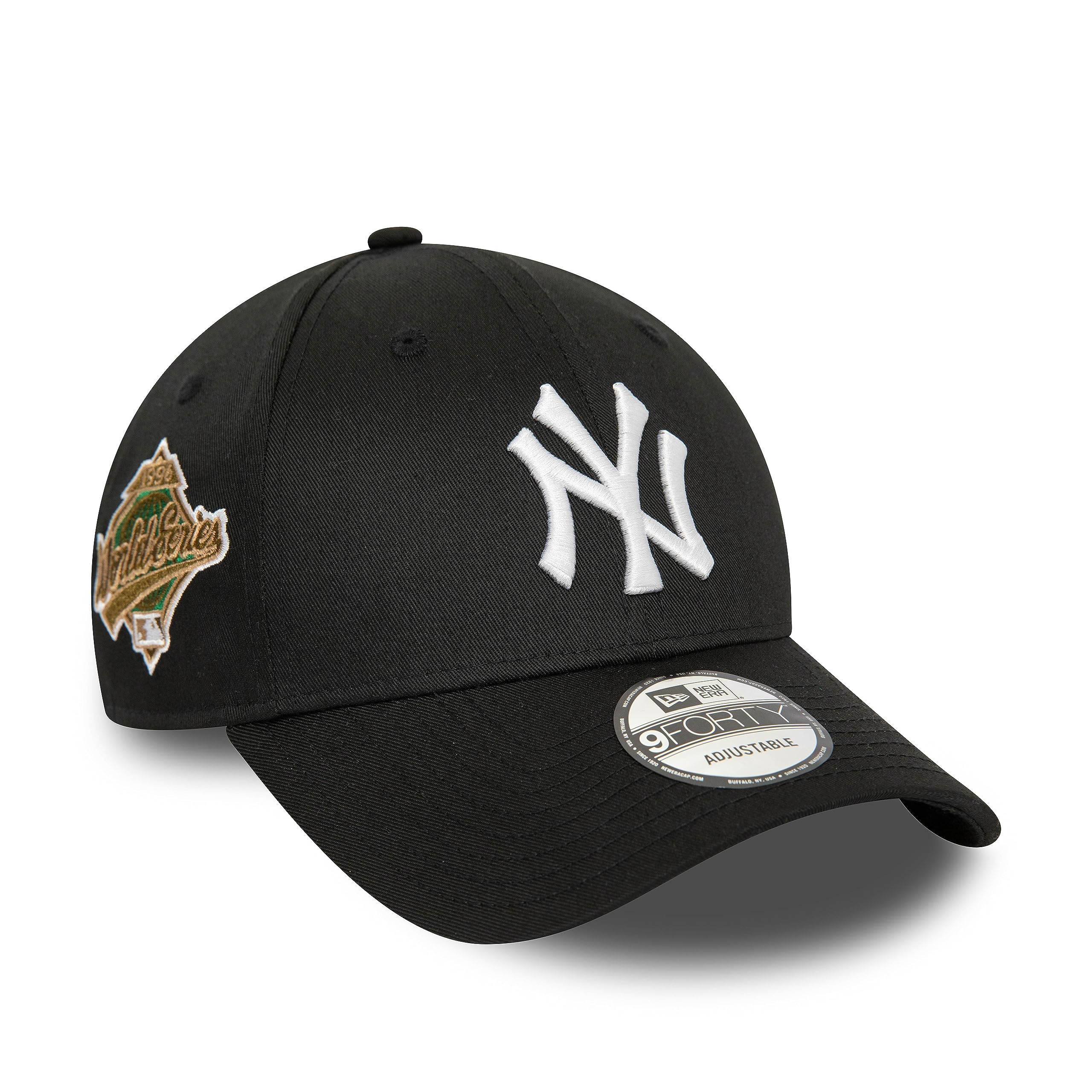New Era New York Yankees MLB World Series 1996 Sidepatch Black 9Forty Adjustable Cap - One-Size