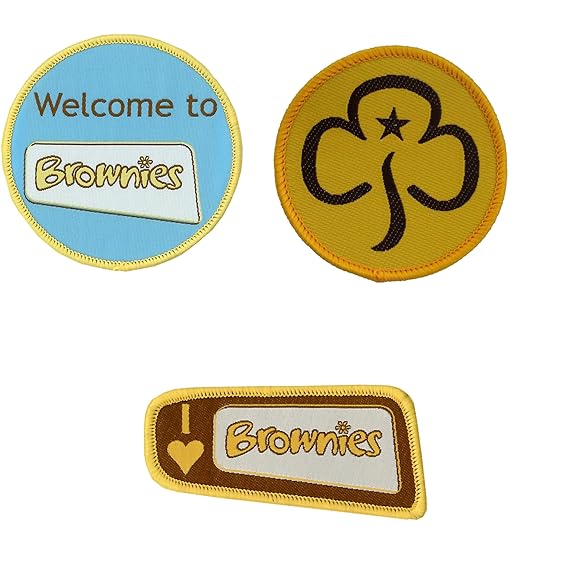 Brownie Guides Blanket Badges Pack of 3 (also for clothing, bags etc) Amazon.co.uk Clothing