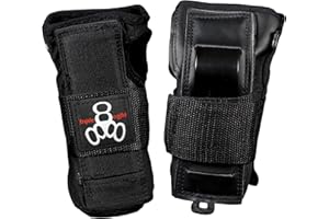 Triple Eight WRISTSAVER Wrist Guards, Black – Ideal for Skateboarding, in-line Skating, and Roller Skating
