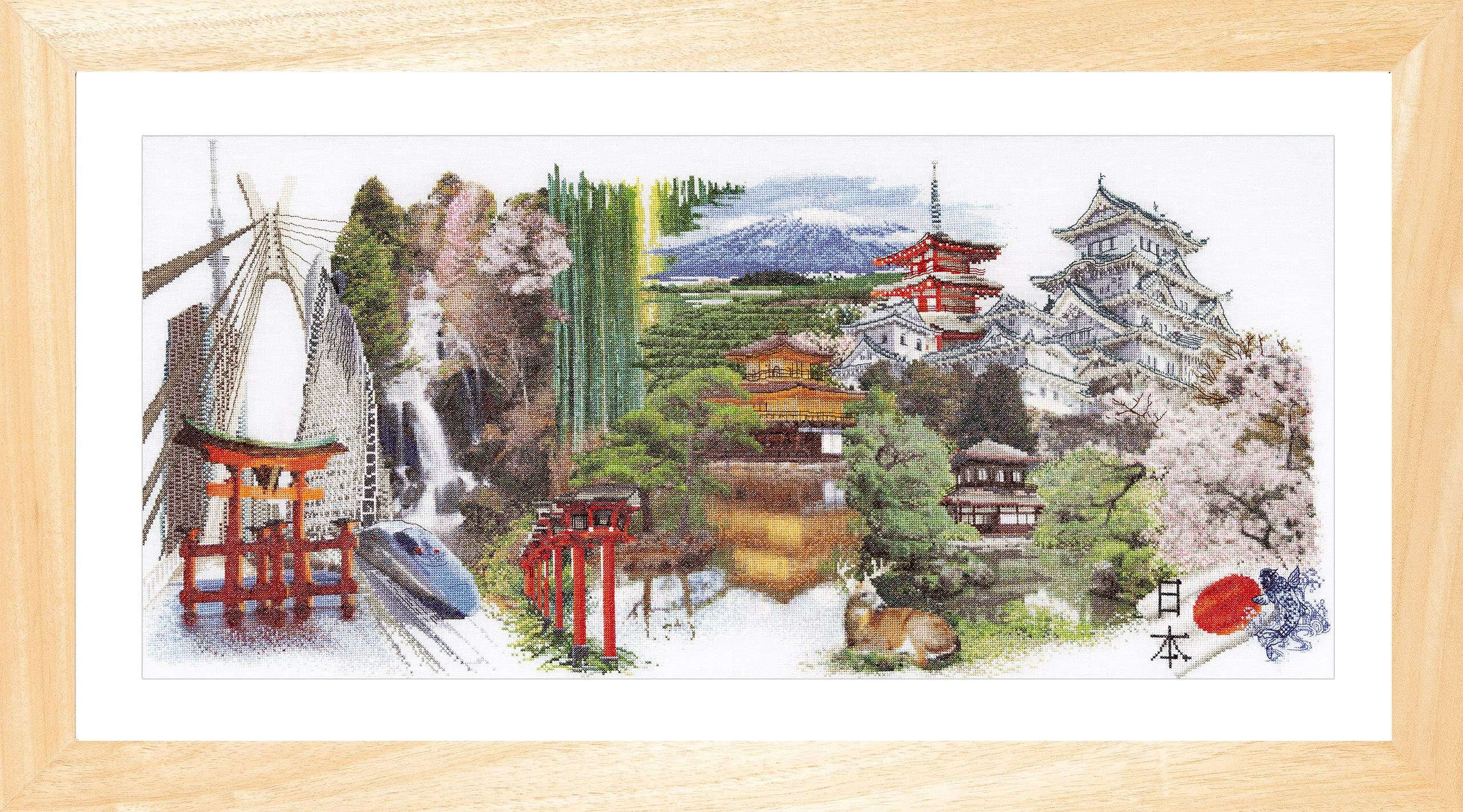 Thea Gouverneur - Counted Cross Stitch Kit - Japan - Linen - 36 Count - for Adults - 548