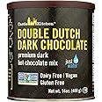 Castle Kitchen Double Dutch Premium Dark Hot Chocolate Mix - Vegan, Plant Based, Gluten Free, Dairy Free, Non-GMO Project Ver