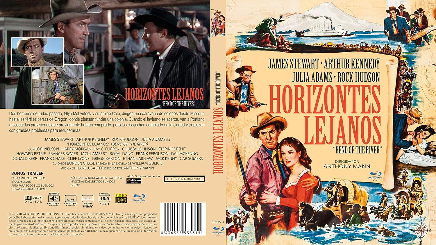 Horizontes Lejanos BDr 1952 Bend of the River [Blu-ray]