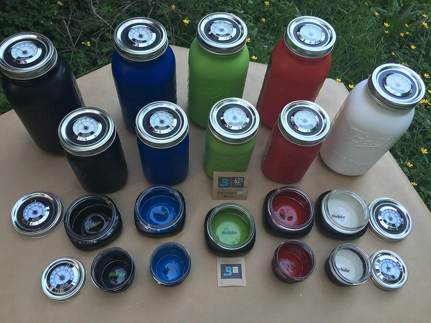 Curing Jar Quart Black Handmade