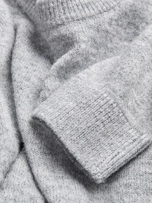 Jxevi Crew Neck Knit, Color Gris, M para Mujer
