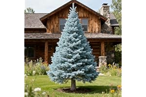 Colorado Blue Spruce Tree Seeds, Hardy Evergreen, 30 Seeds, Silver-Blue Foliage for Landscaping and Christmas Trees, Canada G