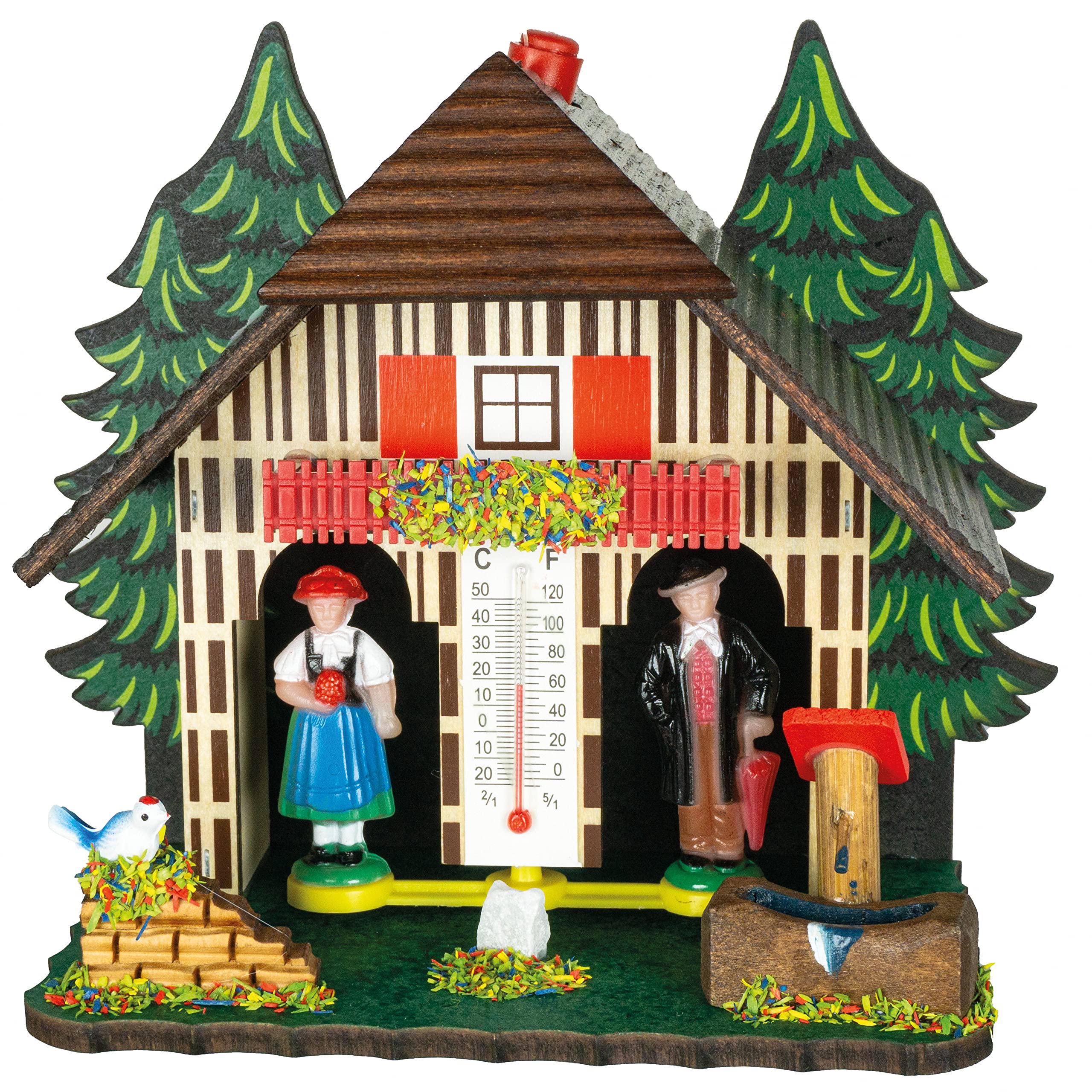 Trenkle German Black Forest weather house TU 0805