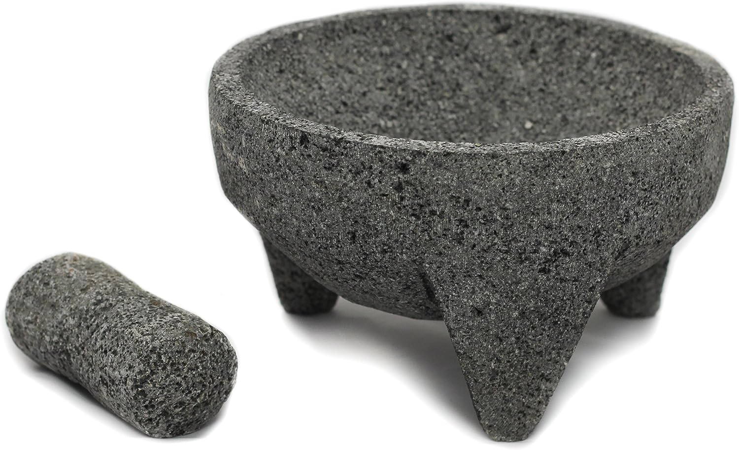 Tumia 21cm Mexican Lava Rock Pestle and Mortar Set (Molcajete) (21cm