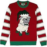 The Ugly Sweater Co. Interactive Ugly Christmas Sweaters for Holiday Fun Tacky Unisex Design, Perfect Snug Fit Breathable