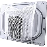 S&T INC. Sneaker Dryer Bag, Dryer Door Shoe Net with Elastic Straps, Sneaker Laundry Bag for Shoes, White, 15.5 Inch x 15.5 Inch, 1 Pack