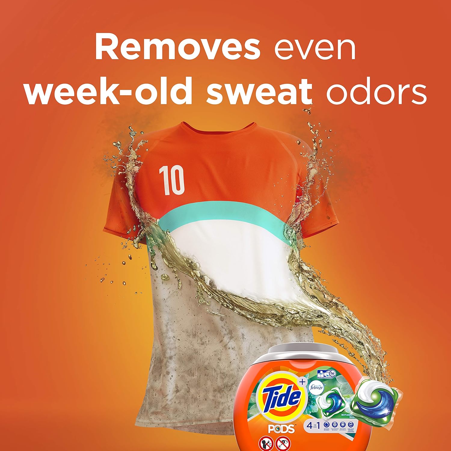 Tide PODS Laundry Detergent Liquid Pacs, Botanical Rain Scent, 4 in 1 HE Turbo, 61 Count (Packaging May Vary): Health & Personal Care