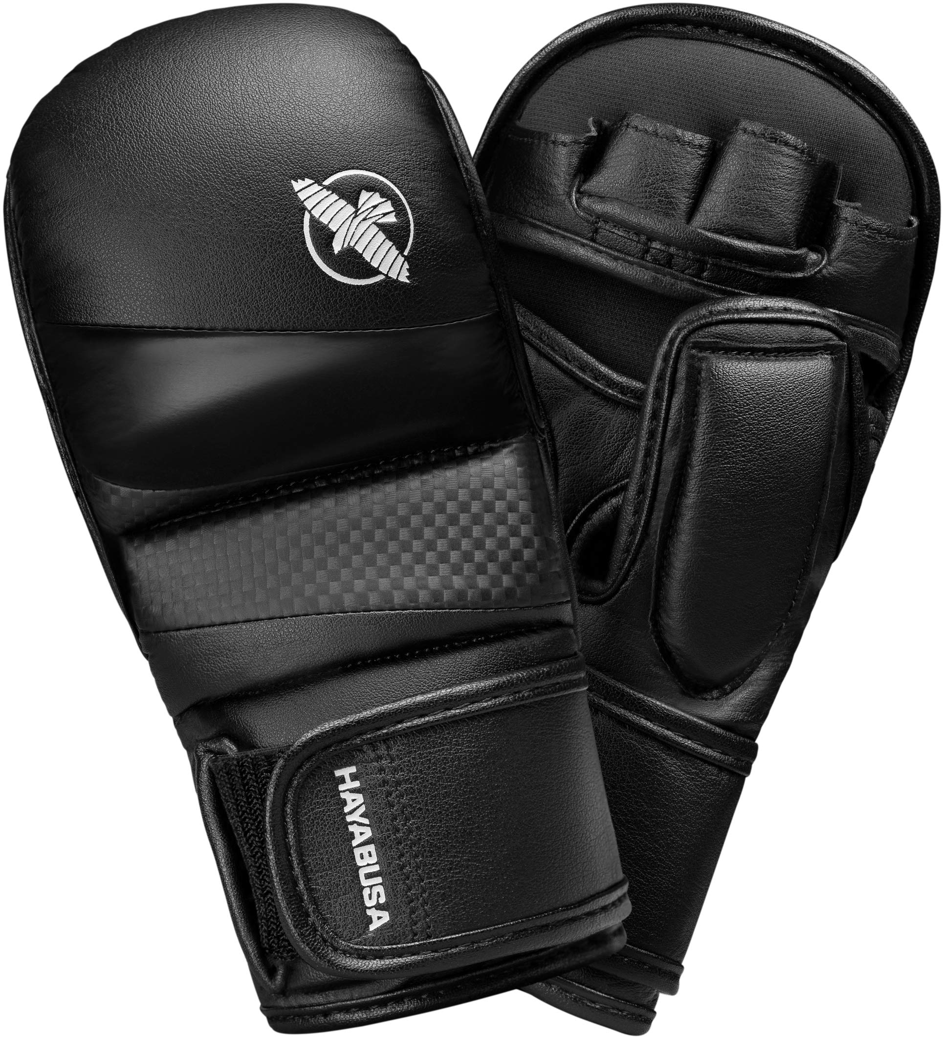 Hayabusa T3 7oz Training Sparring MMA Gloves for Men and Women - Black, X - Large