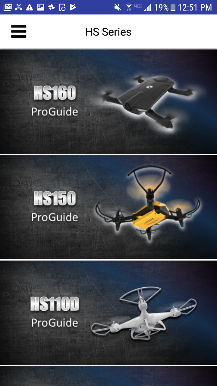 Pro Control for Holy Stone H and F Series