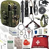 Emergency Survival kits, 65 pcs in 1 Survival Gears