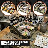 PROSCALE Universal Corner Paint Organizer for Miniatures Modular Corner Rack view 5