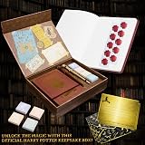 Harry Potter Stationery Set Gifts Notebook Wand Pens Envelopes Stickers Official view 3