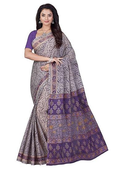 Womens Pure Cotton Saree