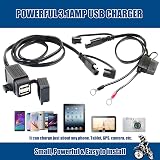MOTOPOWER MP0609EA 3.1A Dual USB Charger Kit 12-24V Waterproof IP68 view 3