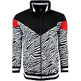 SCREENSHOT Mens Urban Hip Hop Premium Track Jacket - Slim Fit Side Taping Sportswear Urbanwear Streetwear Fashion Top