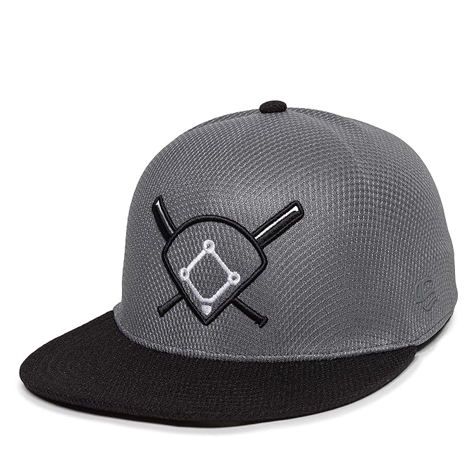 Infield Crossing Bats Embroidered Hat Adjustable Baseball Cap for Men & Women