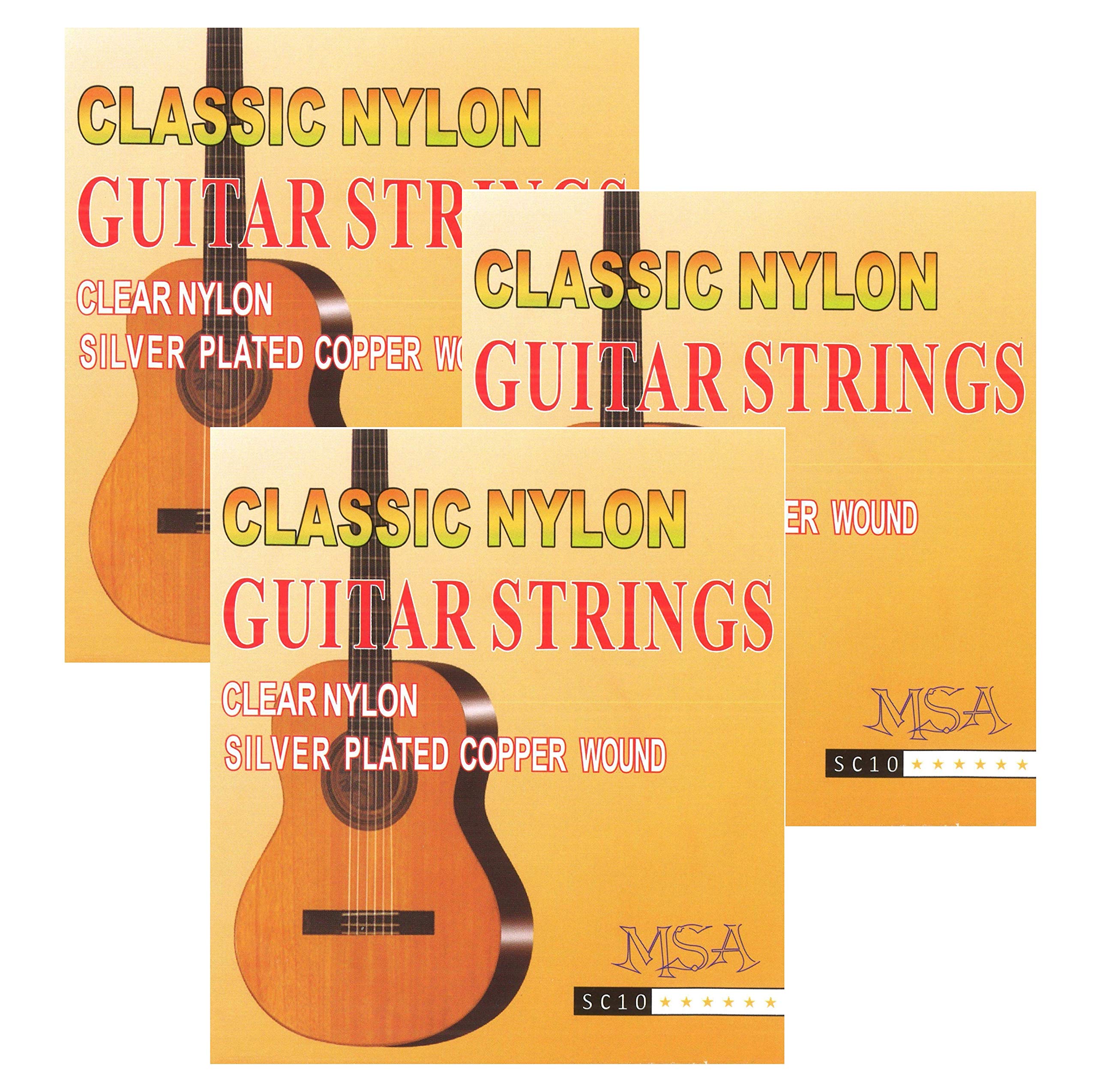 SC10-028-043 Guitar Strings Nylon Strings for Classical Concert Guitar Set of 3