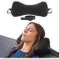 Core Products Sleep Log Bone Shaped Chiropractic Neck and Back Pillow for Cervical Support, Adjustable Firmness - Travel or Use at Home, 15" x 7" x 7", 60" Strap
