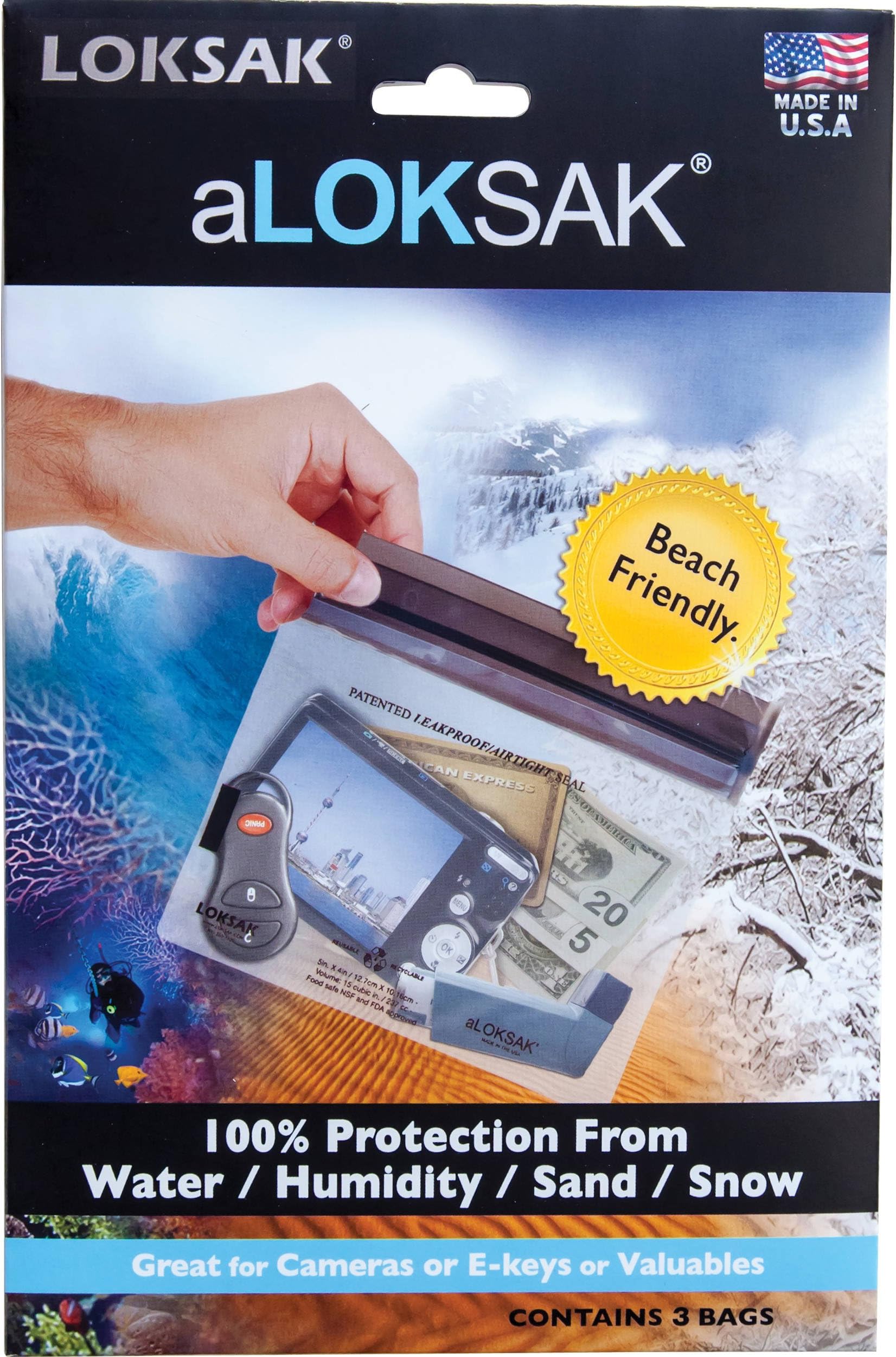 WATCHFUL EYE Aloksak Bag (Set of 3) Size: 6.7" W x 6" D