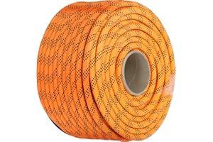 VEVOR Double Braid Polyester Rope 7/16 Inch 200 Feet Nylon Pulling Rope 880LB High Force Polyester Load Sailing Rope for Arbo