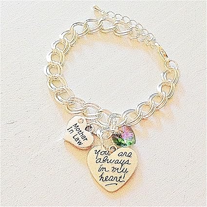 mother in law charm bracelet