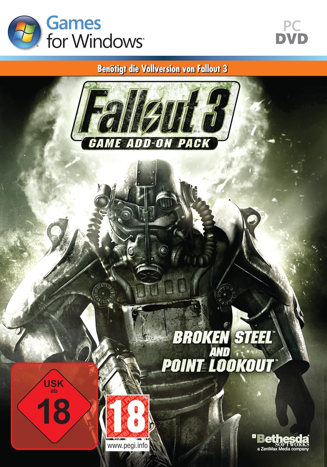 Fallout 3 Game Add On Pack Broken Steel Point Lookout Amazon