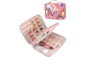 Wearlizer Watch Band Storage Case Hold 35 Watch Straps Portable Organizer Bag Compatible with Apple Watch Band, Pin, Headset and Other Accessories