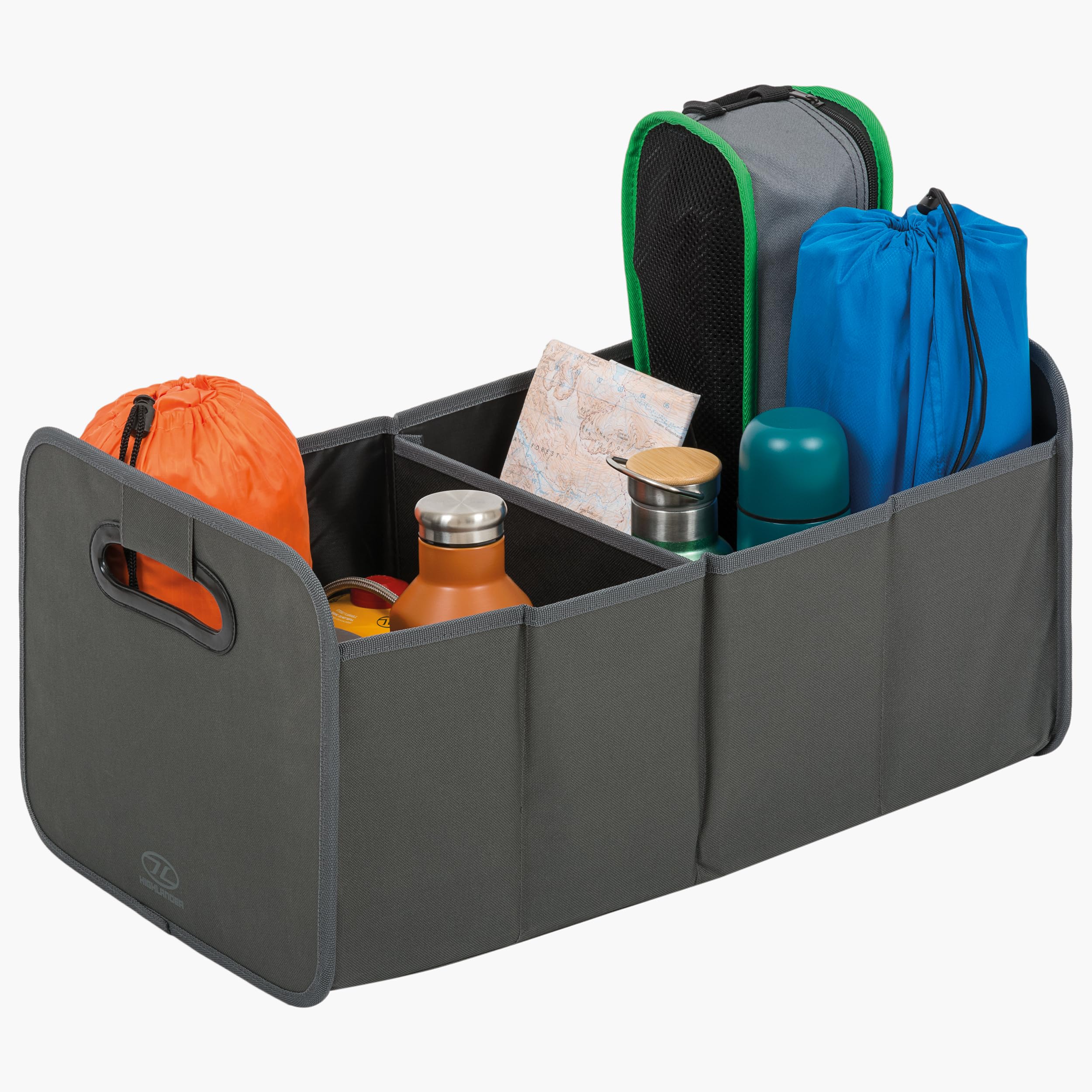 Highlander Car Boot Organiser, Foldable Storage Box - Versatile, Durable, and Eco-Friendly Solution for a Neat and Tidy Car Boot