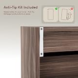 Vida Designs Walnut Shoe Cabinet 2-Drawer Slim Storage Hallway Unit view 8