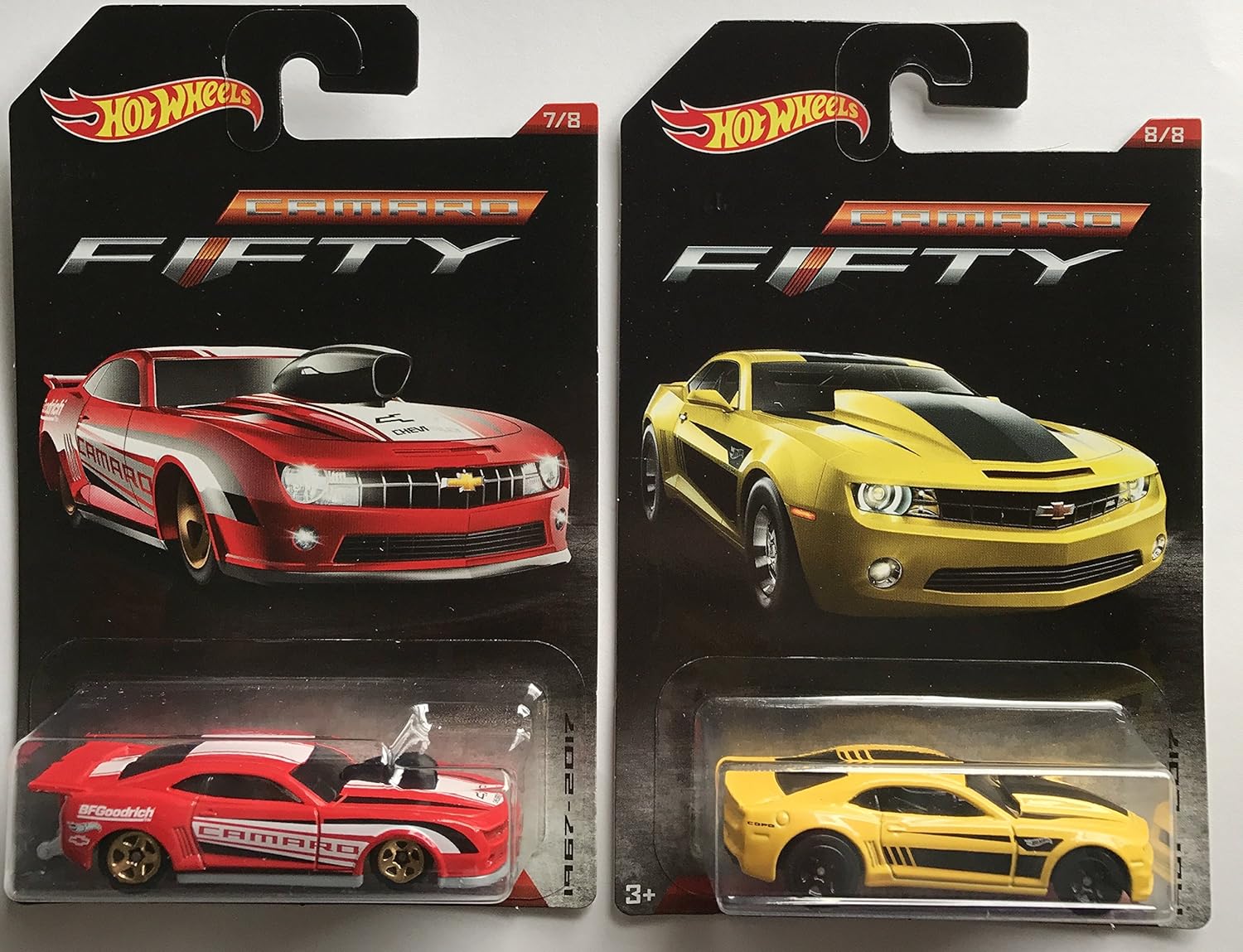 Bingua.com - Hot Wheels Camaro Fifty 1967-2017 Exclusive 8 Car Set
