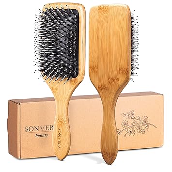 Amazon Com Boar Bristle Hair Brush Men Detangling Hair Brushes