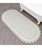 Amazon.com: Laura Ashley Heathered Crochet Border 100% Cotton 20