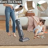 SHACOS Runner Rug 60x240 cm Hallway Non Slip Washable Brown view 6