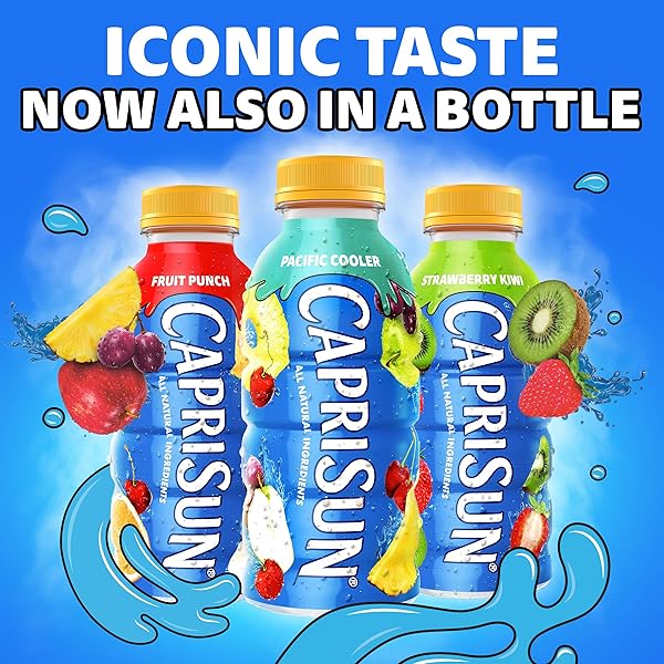 CAPRI SUN PACIFIC COOLER MIXED FRUIT FLAVORED JUICE DRINK BLEND FROM CONCENTRATE, 12 FL OZ BOTTLE