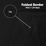 Utopia Kitchen Rectangle Tablecloth 140x240 cm Pack of 2 Black view 5